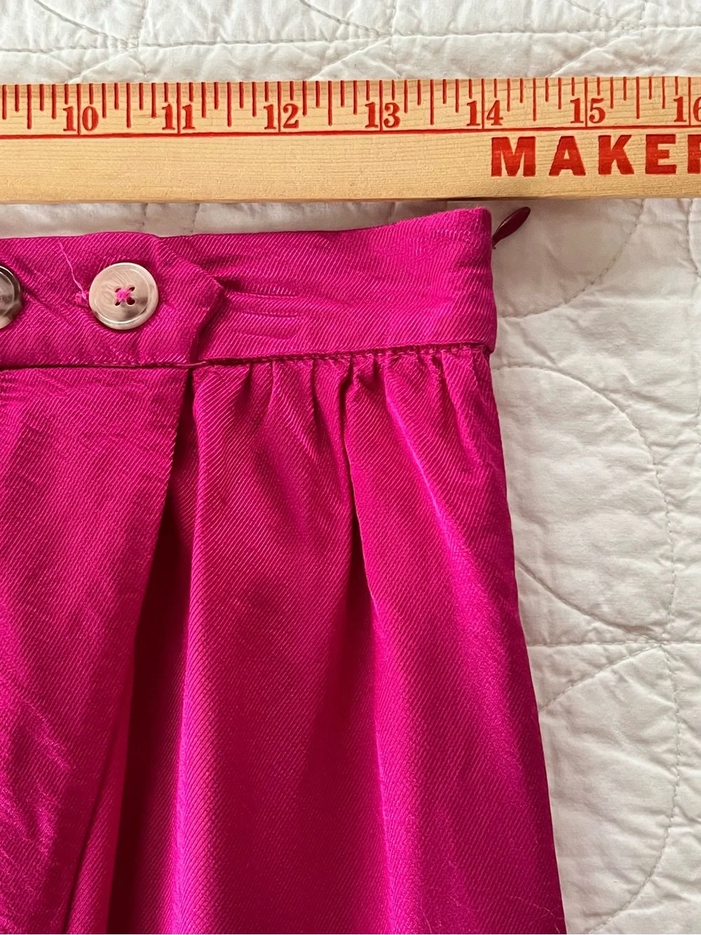 Maeve Bright Pink Satin Tulip Wrap Skirt Barbiecore Y2Kstyle Vibrant Joyful